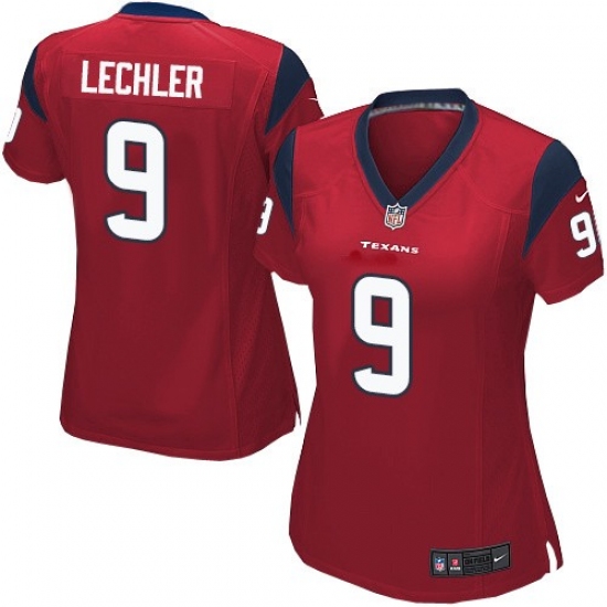 Women's Nike Houston Texans #9 Shane Lechler Game Red Alternate NFL Jersey - Ujersey
