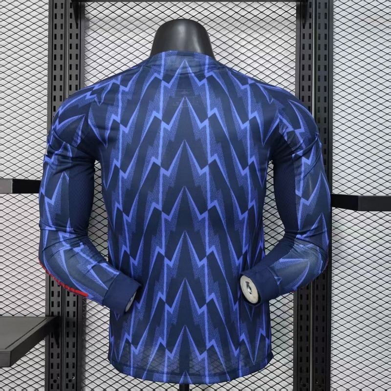 Arsenal Soccer Jersey Away Long Sleeve Shirt 2025/26 - U-jersey