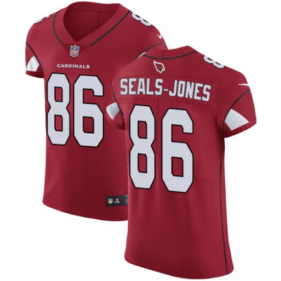 Men's Nike Arizona Cardinals #86 Ricky Seals-Jones Red Team Color Vapor Untouchable Elite Player NFL Jersey - Ujersey