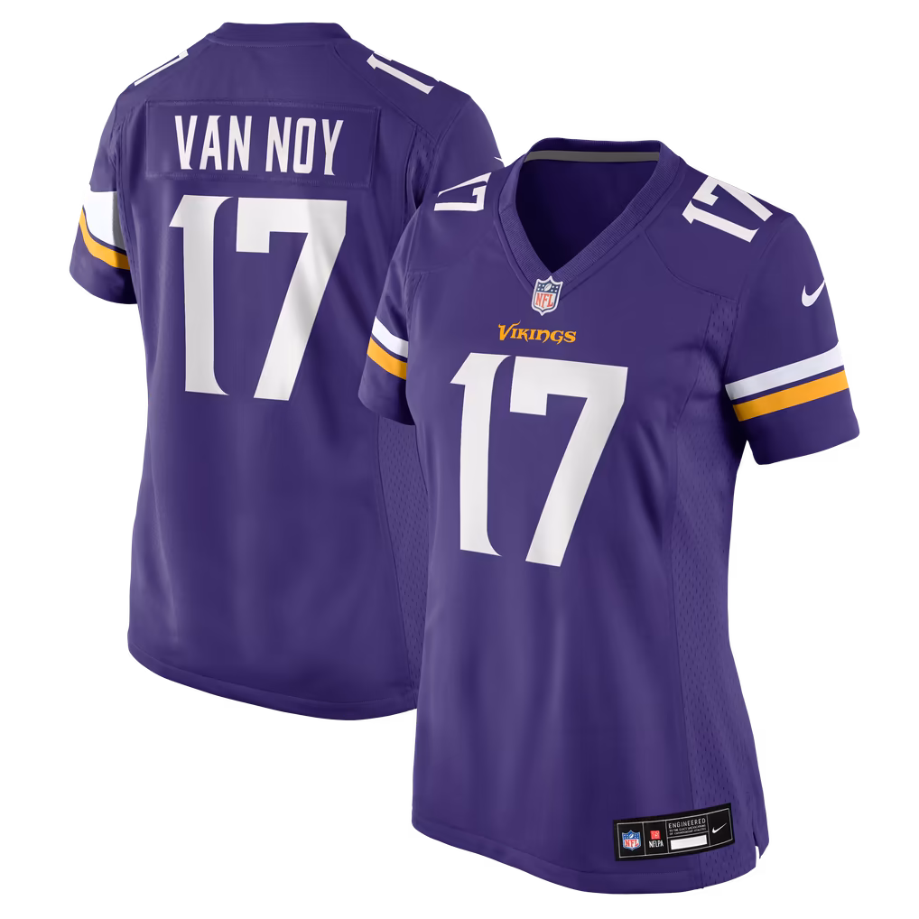 Women's Minnesota Vikings Kyle Van Noy Nike Purple Team Game Jersey