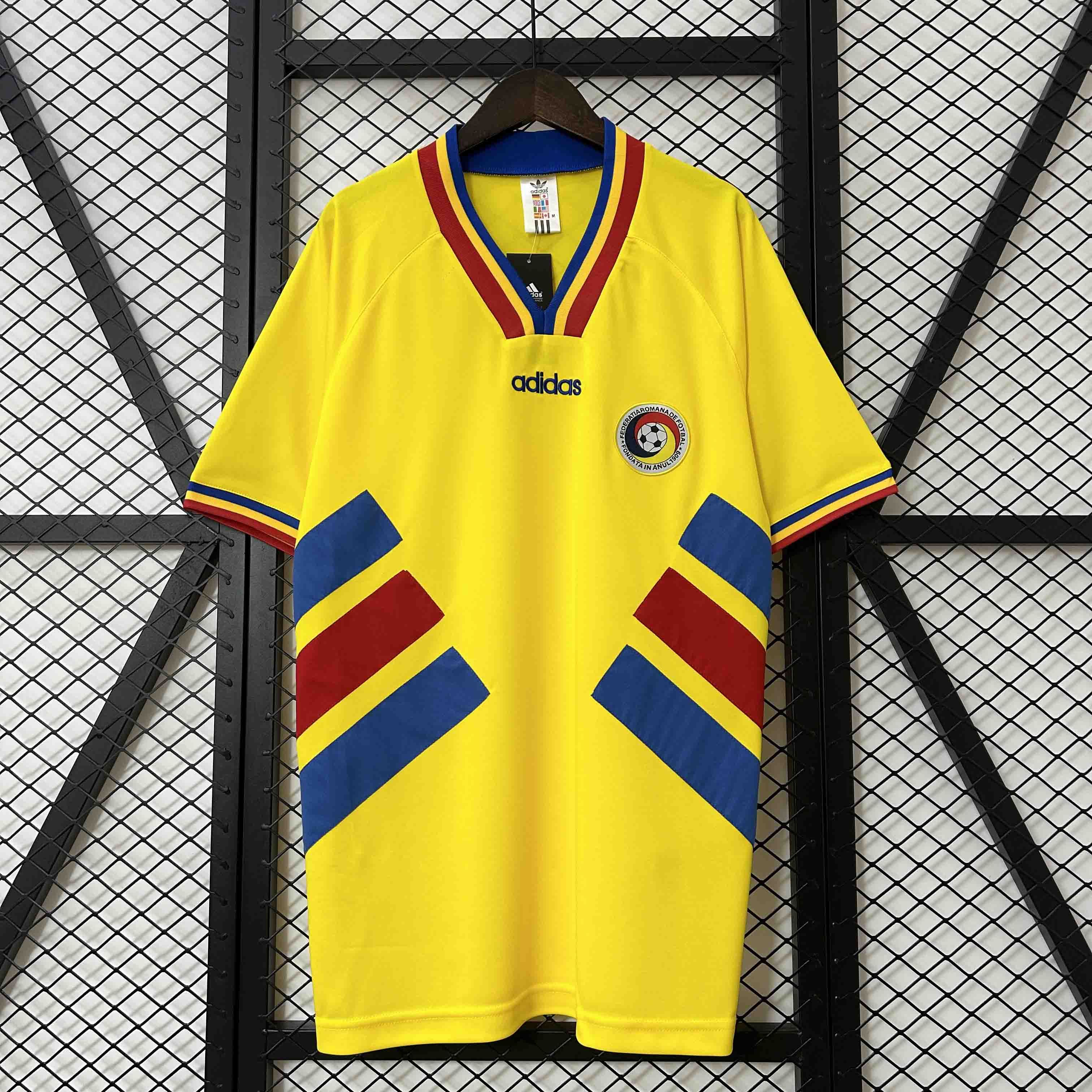 Romania Soccer Jersey Home Retro Jersey 1994 - U-jersey