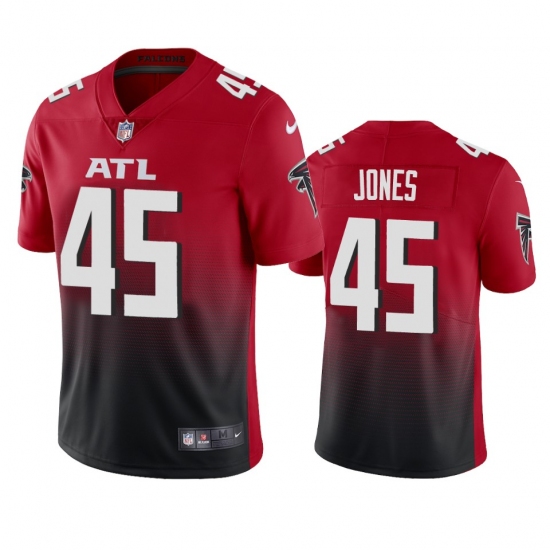 Nike Atlanta Falcons #45 Deion Jones Men's Red 2nd Alternate 2020 Vapor Untouchable Limited NFL Jersey