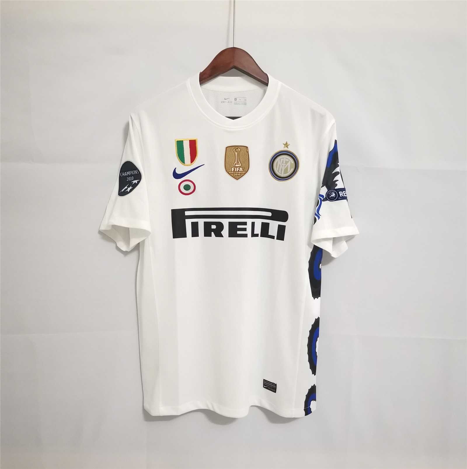 Inter Milan Retro Soccer Jersey Away Custom Shirt 2010/11 - Ujersey