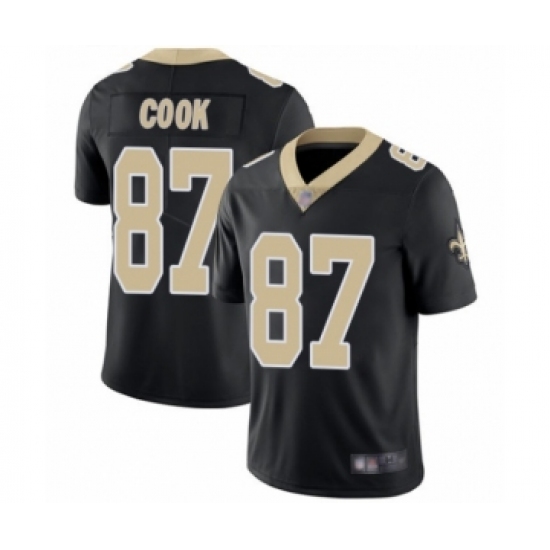 Men's New Orleans Saints #87 Jared Cook Black Team Color Vapor Untouchable Limited Player Football Jersey - Ujersey