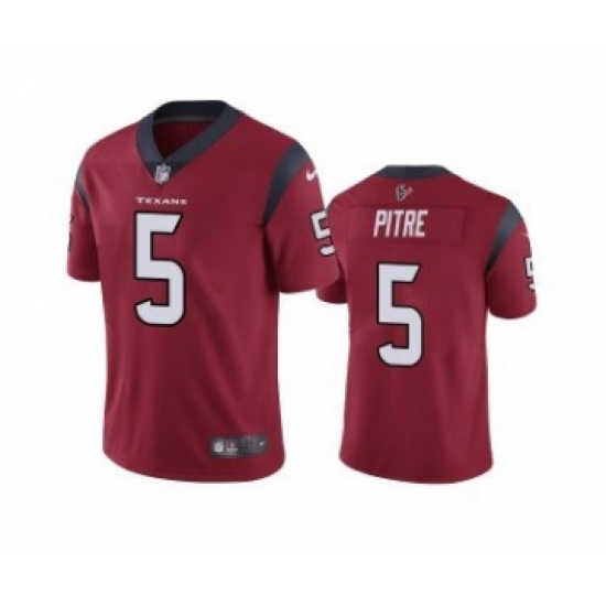 Men's Houston Texans #5 Jalen Pitre Red Vapor Untouchable Limited Stitched Jersey - Ujersey
