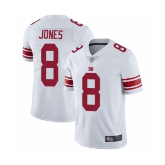 Youth New York Giants #8 Daniel Jones White Vapor Untouchable Limited Player Football Jersey - Ujersey