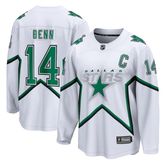 Men's Dallas Stars #14 Jamie Benn Fanatics Branded White 2020-21 Special Edition Breakaway Player Jersey - Ujersey