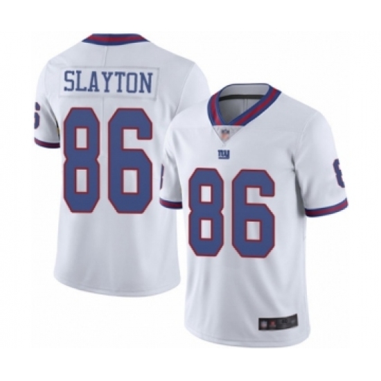 Men's New York Giants #86 Darius Slayton Elite White Rush Vapor Untouchable Football Jersey - Ujersey