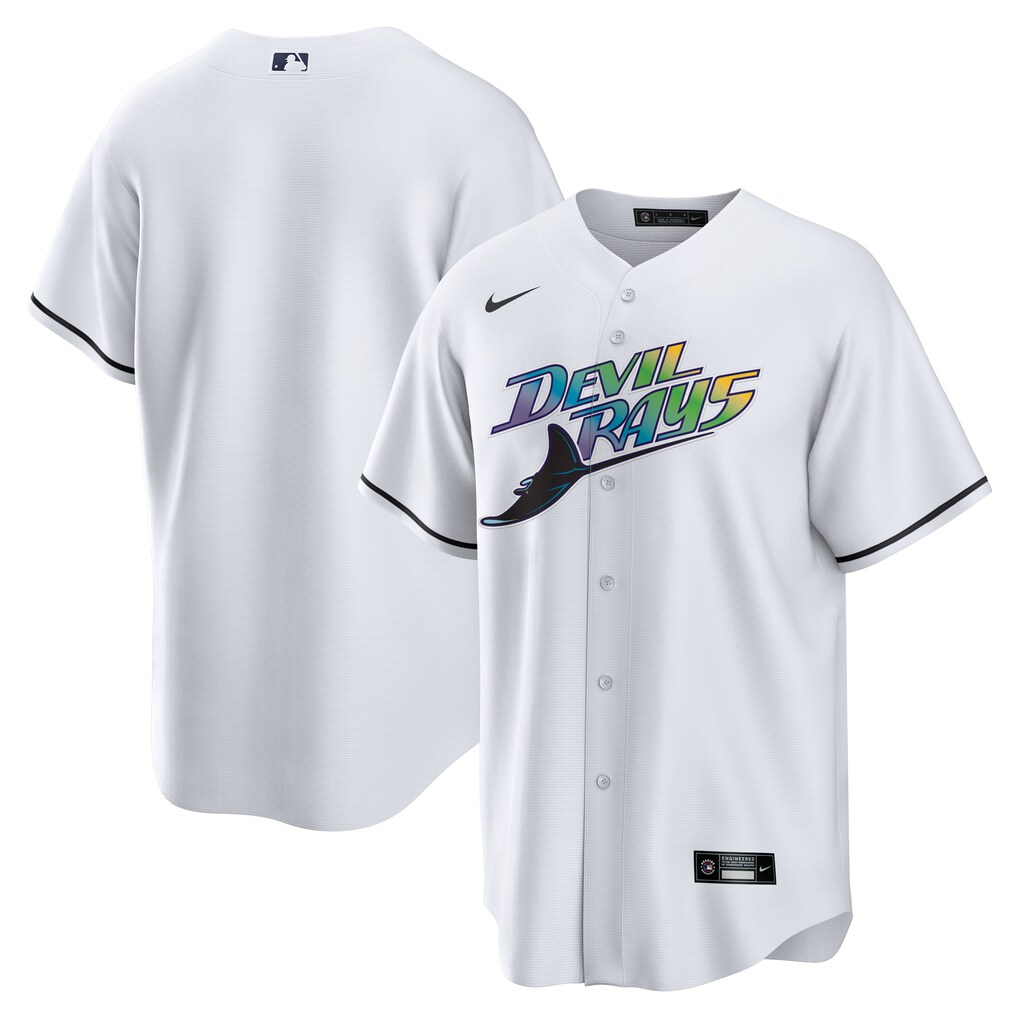 Men's  Tampa Bay Rays  Nike White Home Replica Team Jersey - Ujersey