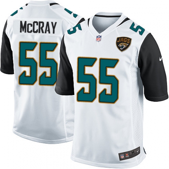Men's Nike Jacksonville Jaguars #55 Lerentee McCray Game White NFL Jersey - Ujersey