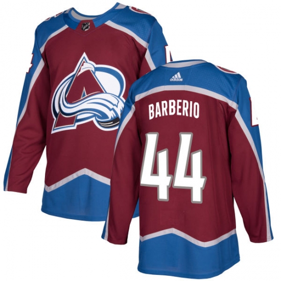 Youth Adidas Colorado Avalanche #44 Mark Barberio Authentic Burgundy Red Home NHL Jersey - Ujersey
