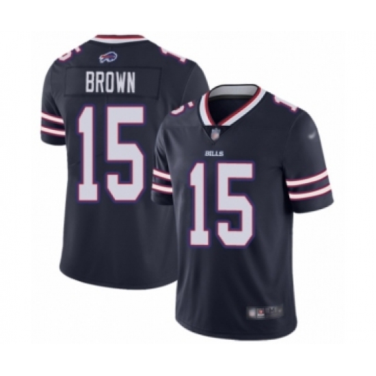Women's Buffalo Bills #15 John Brown Limited Navy Blue Inverted Legend Football Jersey - Ujersey