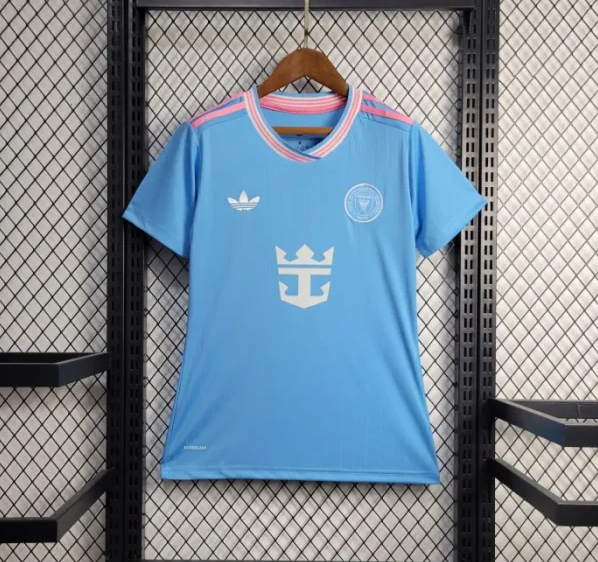 Inter Miami Soccer Jersey Third Away Women's Custom Shirt 2025 - U-jersey