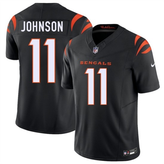 Men's Cincinnati Bengals #11 Josh Johnson Black 2026 F.U.S.E. Vapor Untouchable Limited Football Stitched Jersey - Ujersey