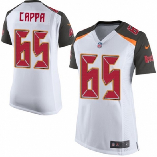 Women's Nike Tampa Bay Buccaneers #65 Alex Cappa Game White NFL Jersey - Ujersey