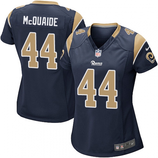 Women's Nike Los Angeles Rams #44 Jacob McQuaide Game Navy Blue Team Color NFL Jersey - Ujersey