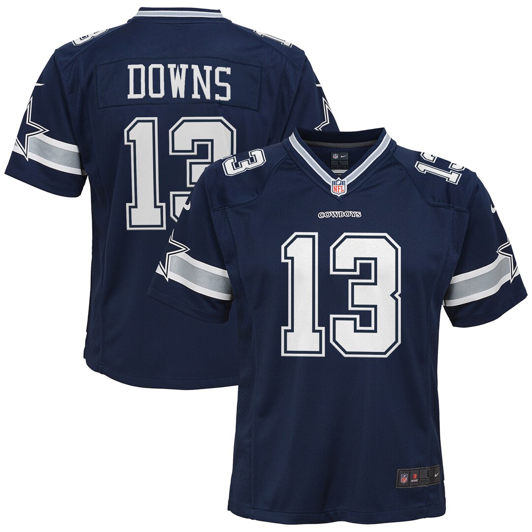Youth Dallas Cowboys Caleb Downs Nike Navy Team Game Jersey - Ujersey