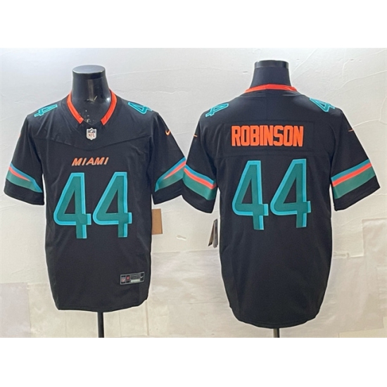 Men's Miami Dolphins #44 Chop Robinson Black 2025 F.U.S.E. “Rivalries” Vapor Limited Stitched Football Jersey - Ujersey