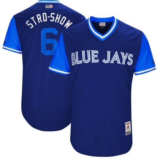 Men's Majestic Toronto Blue Jays #6 Marcus Stroman 