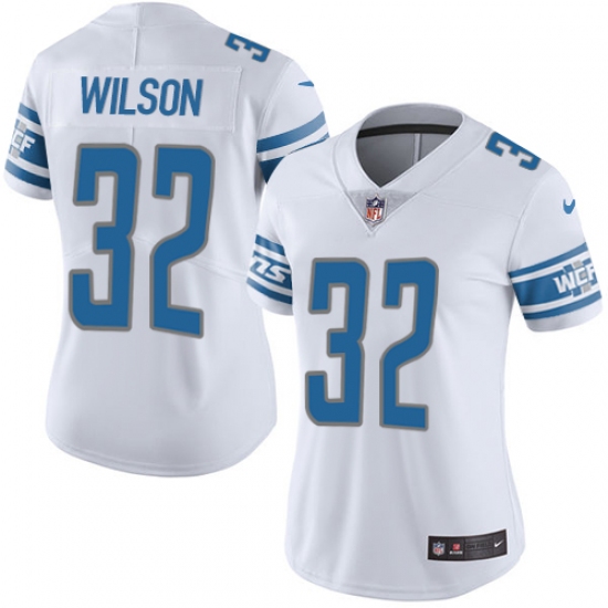 Women's Nike Detroit Lions #32 Tavon Wilson Elite White NFL Jersey - Ujersey