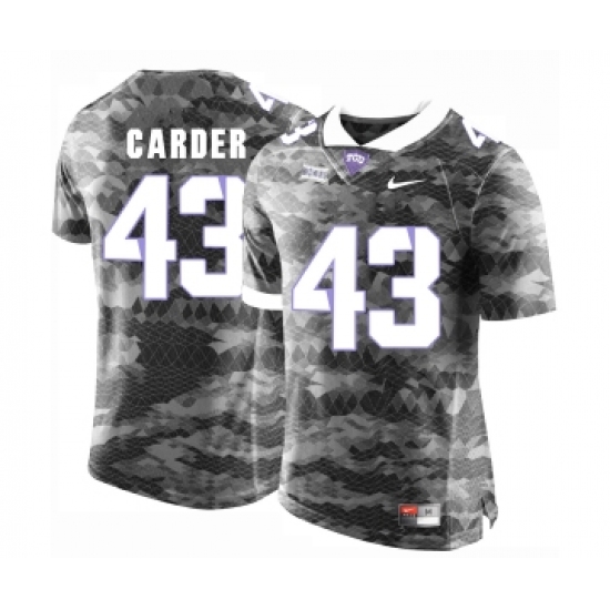 TCU Horned Frogs 43 Tank Carder Gray College Football Limited Jersey - Ujersey
