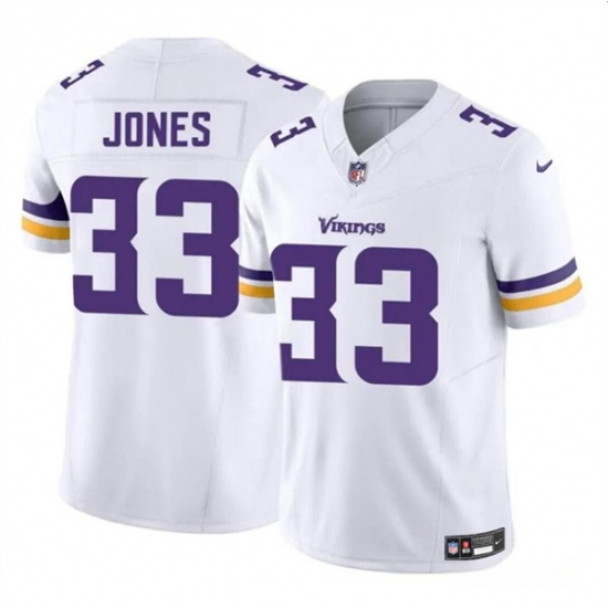 Men's Minnesota Vikings #33 Aaron Jones White F.U.S.E. Vapor Untouchable Limited Football Stitched Jersey - Ujersey