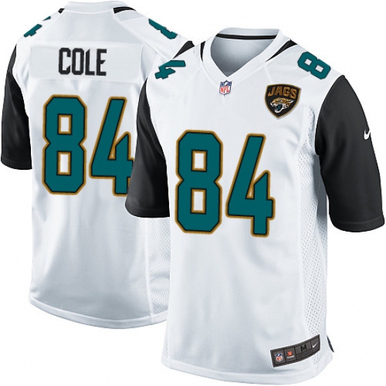 Men's Nike Jacksonville Jaguars #84 Keelan Cole Game White NFL Jersey - Ujersey