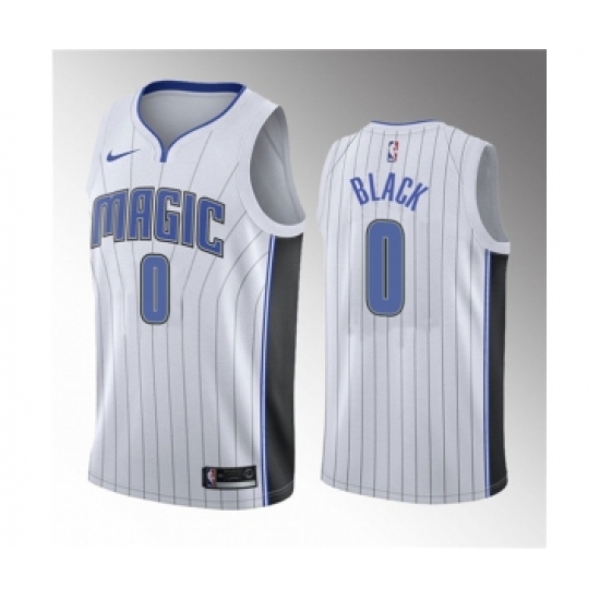 Men's Orlando Magic #0 Anthony Black White 2022-23 Association Edition Stitched Basketball Jersey - Ujersey