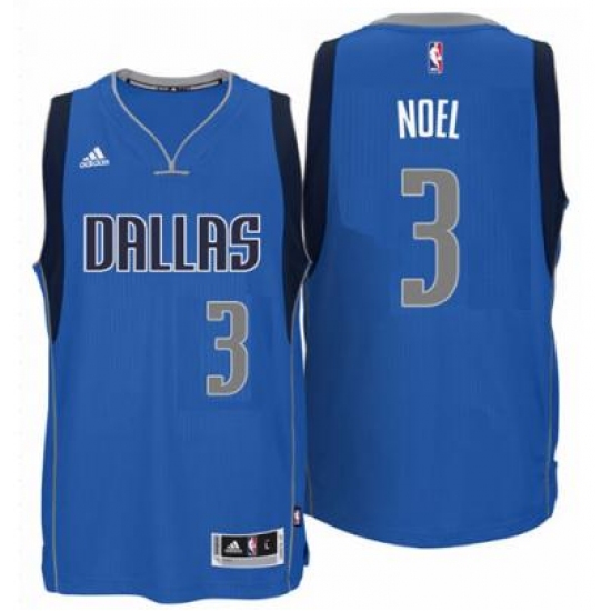 Men's Dallas Mavericks #3 Nerlens Noel adidas Royal Blue Swingman Road Jersey - Ujersey