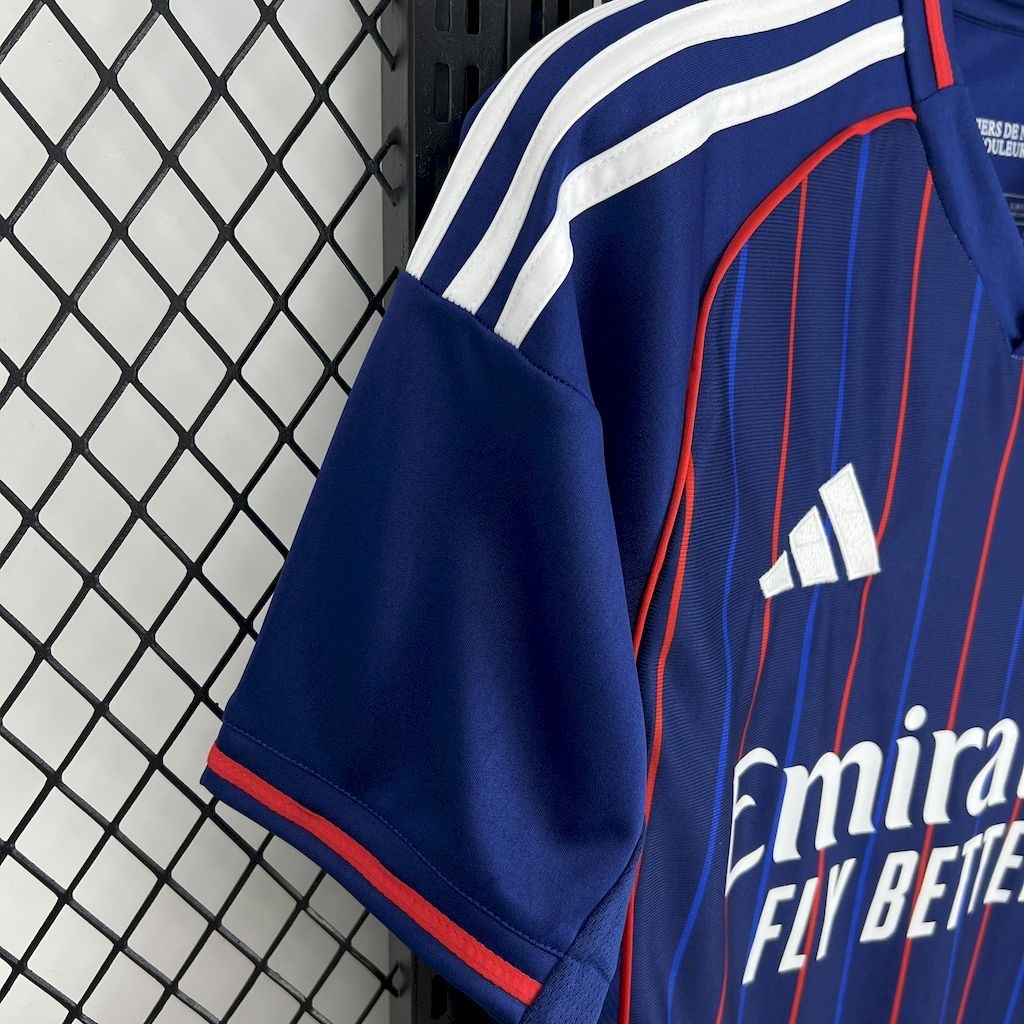 Olympique Lyonnais Soccer Jersey Away Custom Shirt 2025-26 - ujerseystore