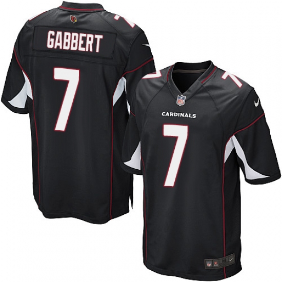 Men's Nike Arizona Cardinals #7 Blaine Gabbert Game Black Alternate NFL Jersey - Ujersey