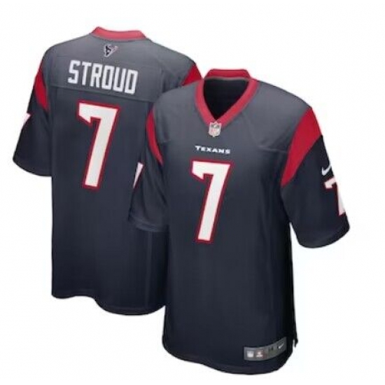 Youth Houston Texans #7 C.J. Stroud Nike Navy 2023 NFL Draft First Round Pick Limited Jersey - Ujersey