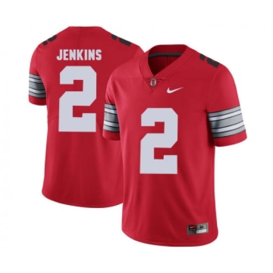Ohio State Buckeyes 2 Pryor Jenkins Red 2018 Spring Game College Football Limited Jersey - Ujersey