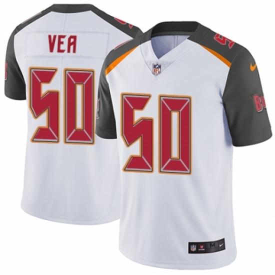 Youth Nike Tampa Bay Buccaneers #50 Vita Vea White Vapor Untouchable Elite Player NFL Jersey - Ujersey