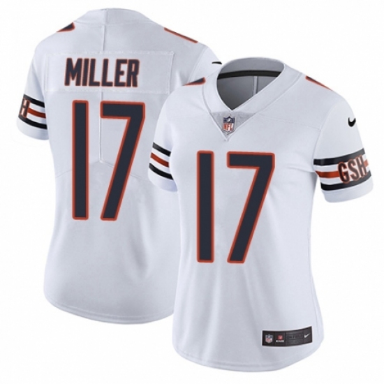 Women's Nike Chicago Bears #17 Anthony Miller White Vapor Untouchable Limited Player NFL Jersey - Ujersey