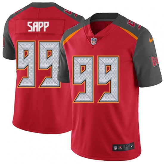 Youth Nike Tampa Bay Buccaneers #99 Warren Sapp Elite Red Team Color NFL Jersey - Ujersey
