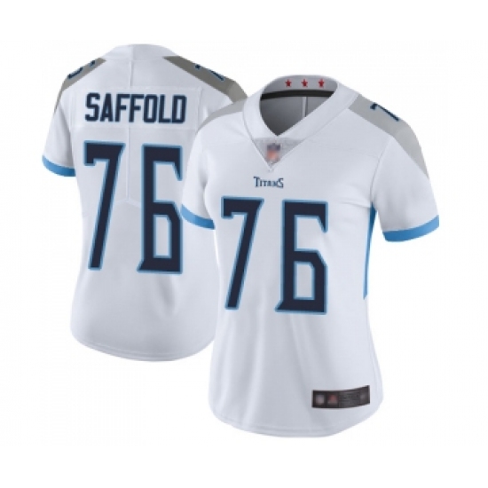 Women's Tennessee Titans #76 Rodger Saffold White Vapor Untouchable Limited Player Football Jersey - Ujersey