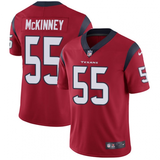 Youth Nike Houston Texans #55 Benardrick McKinney Limited Red Alternate Vapor Untouchable NFL Jersey - Ujersey