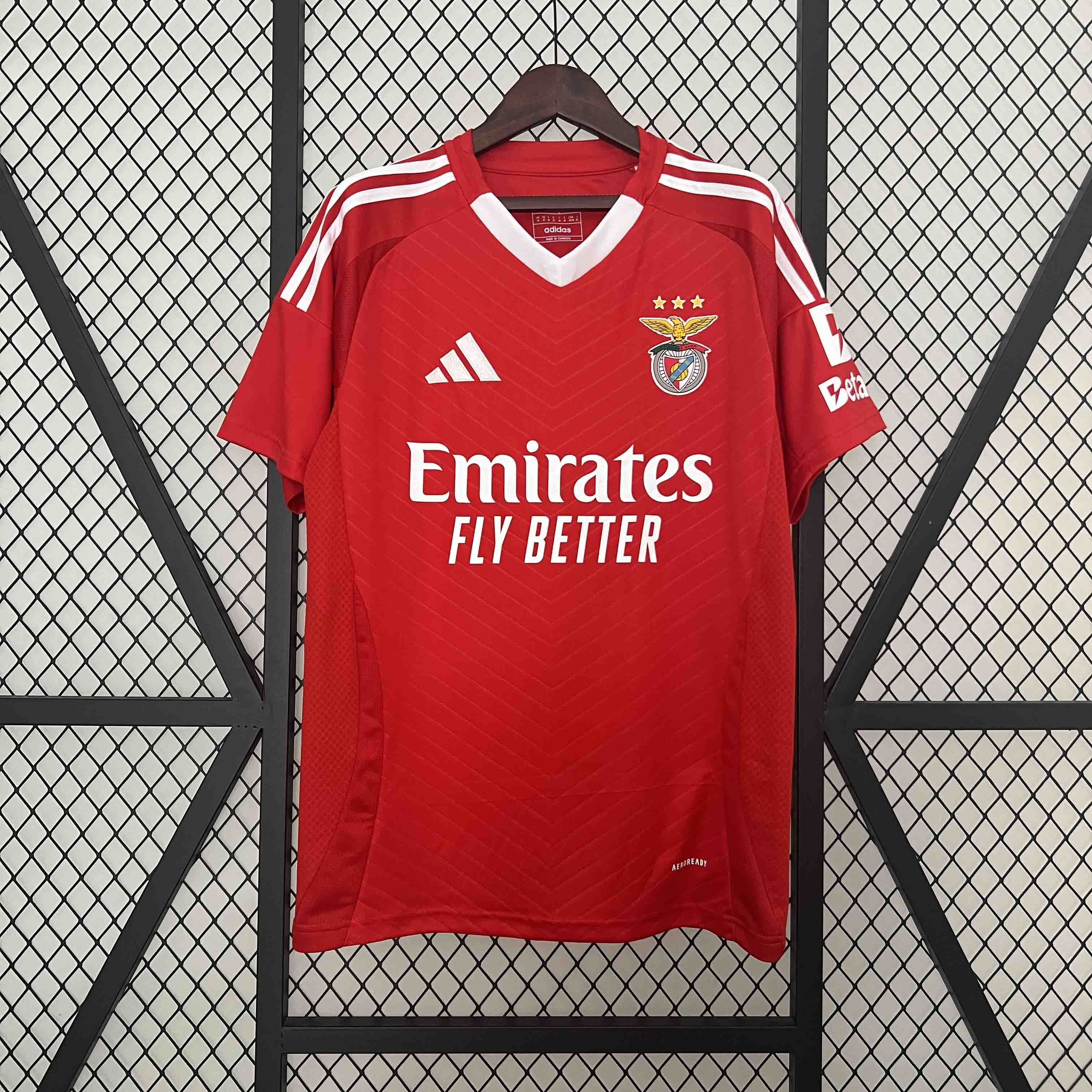 Benfica Soccer Jersey Home Custom Shirt 2024/25 - ujerseystore