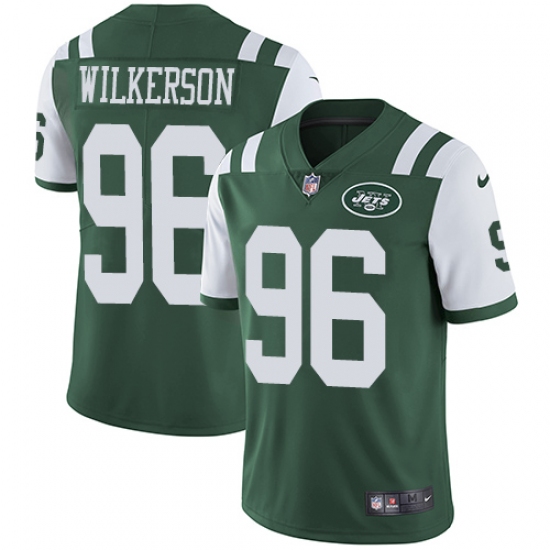 Youth Nike New York Jets #96 Muhammad Wilkerson Green Team Color Vapor Untouchable Limited Player NFL Jersey - Ujersey