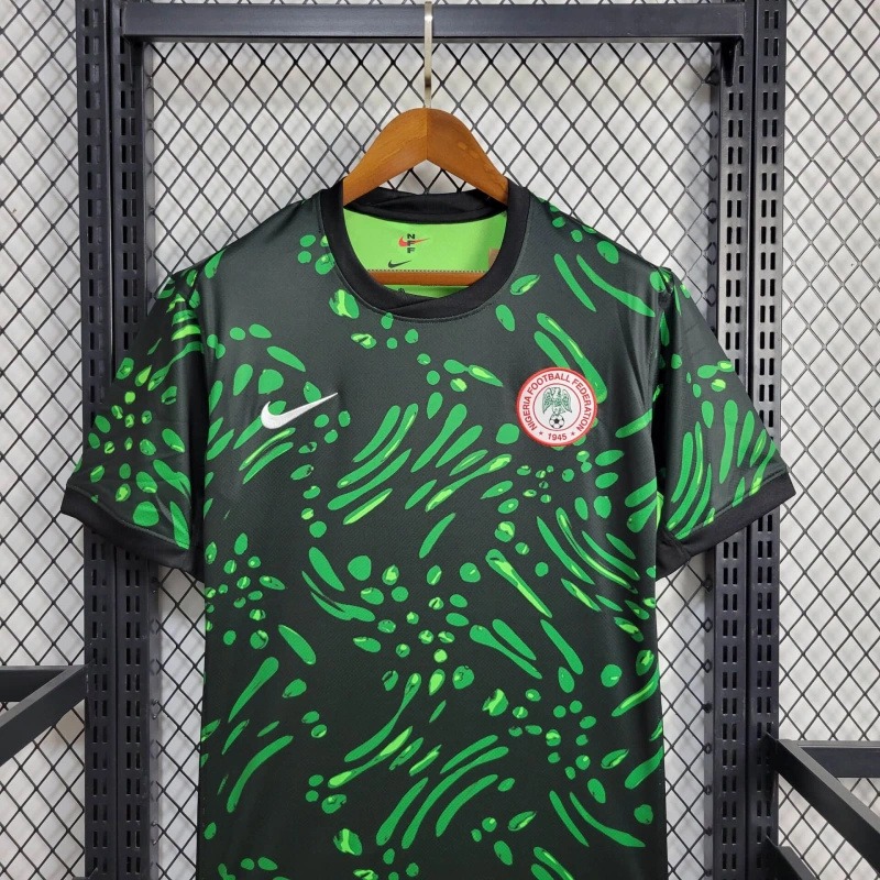 Nigeria Soccer Jersey Away Custom Shirt 2024 - ujerseystore