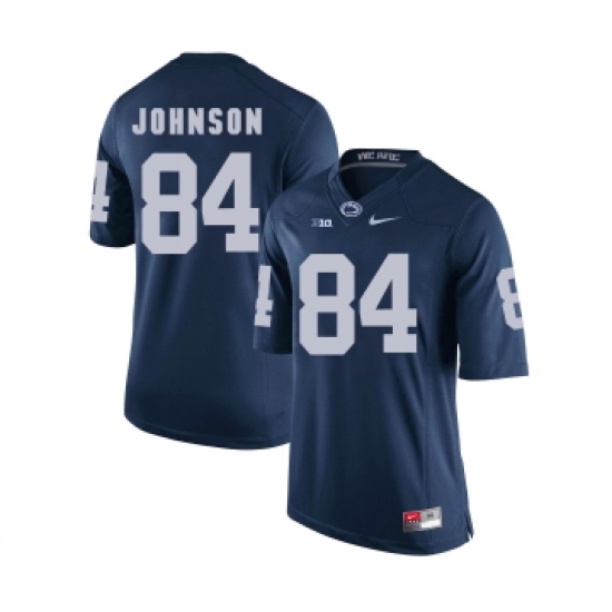 Penn State Nittany Lions 84 Juwan Johnson Navy College Football Jersey - Ujersey