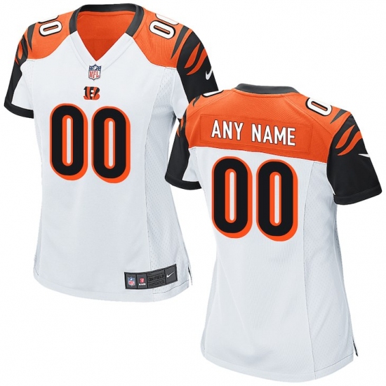 Women's Cincinnati Bengals Nike White Custom Jersey - Ujersey