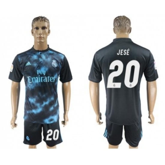 Real Madrid #20 Jese Away Soccer Club Jersey