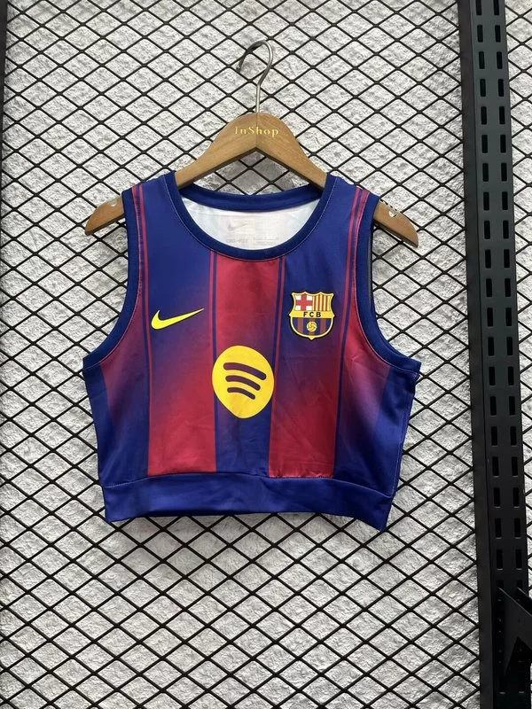 Barcelona Home Women's Vest Soccer Jersey 2025/26 - U-jersey