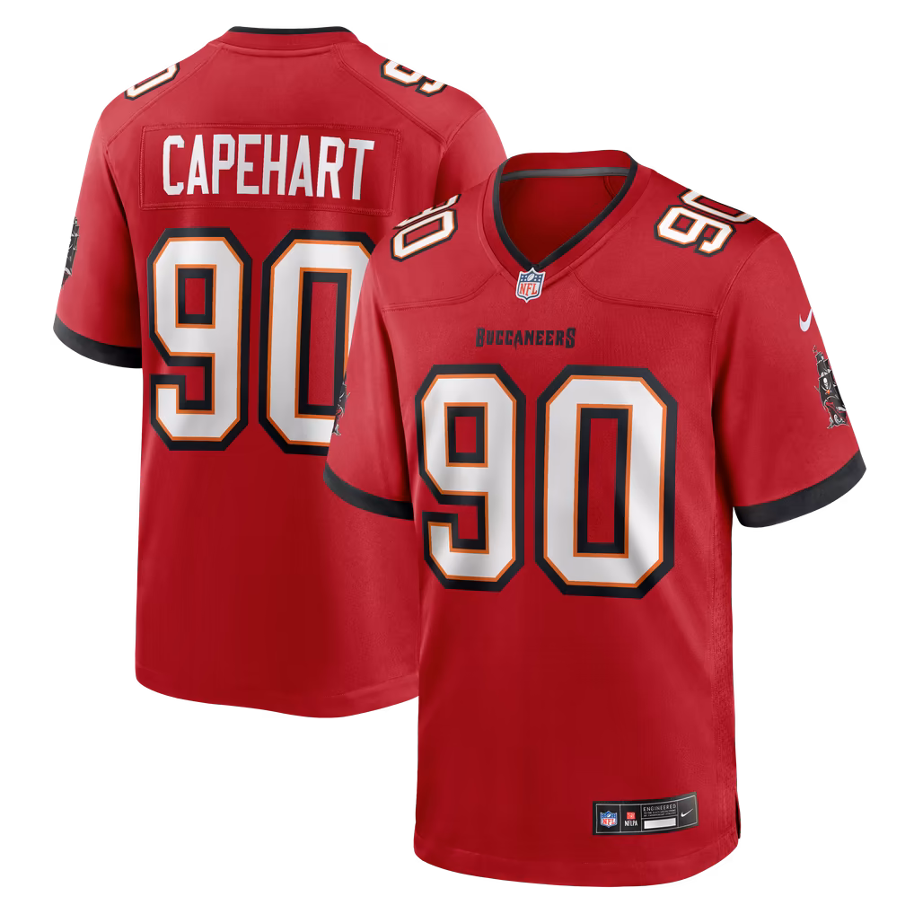 Men's Tampa Bay Buccaneers DeMonte Capehart Nike Red Team Game Jersey - Ujersey