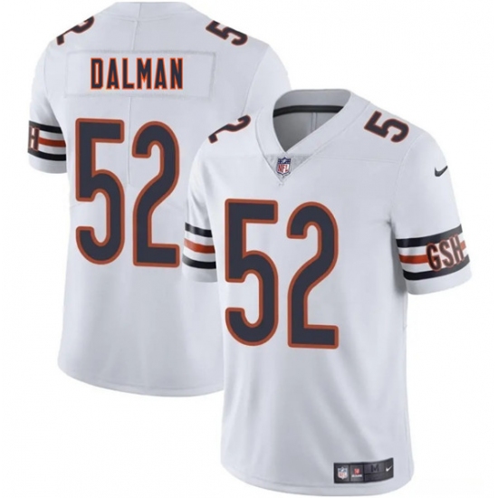 Men's Chicago Bears #52 Drew Dalman White 2025 Vapor Football Stitched Jersey - Ujersey