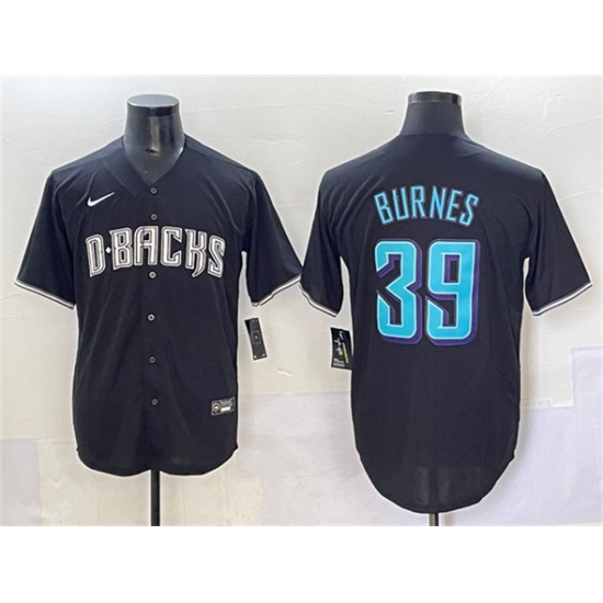Men's Arizona Diamondbacks #39 Corbin Burnes Black Stitched Baseball Jersey - Ujersey
