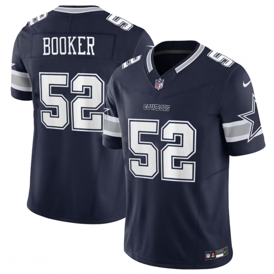 Men's Dallas Cowboys #52 Tyler Booker Navy 2025 F.U.S.E. Draft Vapor Untouchable Limited Football Stitched Jersey - Ujersey