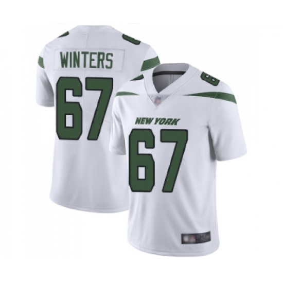 Youth New York Jets #67 Brian Winters White Vapor Untouchable Limited Player Football Jersey - Ujersey